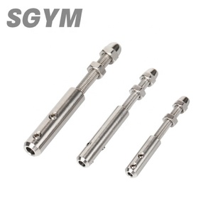 316 paslanmaz çelik kablo korkuluk iplik parçaları tel halat gergi alıcı Terminal sonu geçiş çapa çapraz klip kelepçe - Product Image 6