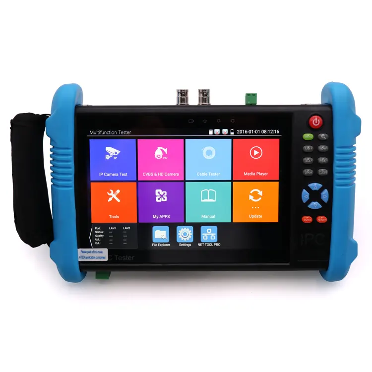 1920*1200ความละเอียด HD CCTV Tester IPC 9800 Plus รุ่นพื้นฐานรองรับ4K H.265 IP + CVBS Test