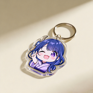 NASNAK Custom Wholesale Acrylic <b>Anime</b> Pattern Double-Sided UV Printing Waterproof Key Chain-Source Factory Delivery - Product Image 1