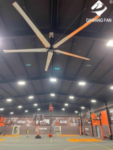 산업 천장 큰 나귀 팬 24ft 축 교류 팬 AC <span class=keywords><strong>DC</strong></span> 무브러시 모터 지붕에 의하여 거치되는 냉각기 2 년 50HZ/60HZ 저잡음 5 Pcs - Product Image 2