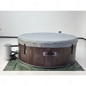 Baignoires gonflables portables en gros avec couvercles et accessoires, baignoires SPA avec jets d'air massants pour la famille et le jardin - Product Image 4