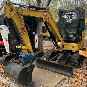 Mini-excavatrice Caterpillar 303.5E d'occasion de haute qualité, modèle 2023, 3 tonnes, moteur, boîte de vitesses, pompe hydraulique, roulement, bon état, caoutchouc - Product Image 1