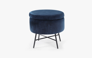 Modern Traditional Pouf Ottoman Soft Fabric Round Footrest Stool Home Decor Seating Bedroom <b>Hotel</b> School - Product Image 2