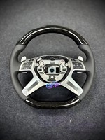 Volant en fibre de carbone personnalisé pour Benz W213 W204 S500 S320 S300 E200 E300 E320 E350 E43 E63 E53 E500 Amg Volant LED