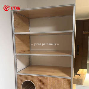 คอกสุนัขโลหะขนาดใหญ่สำหรับสุนัขคอกสุนัขของเล่นกลางแจ้งในร่มกรงสัตว์เลี้ยงกรงสุนัขอลูมิเนียม - Product Image 5