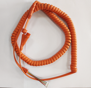 Fil sous forme de bobine de <span class=keywords><strong>téléphone</strong></span>, g, avec prise en cristal 4c, pour système de <span class=keywords><strong>casque</strong></span> d'écouteurs, assemblage de câble d'écouteurs - Product Image 2