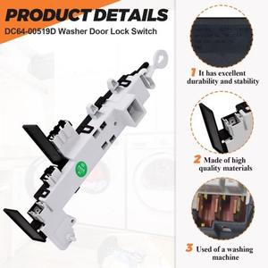 Interruptor de Tapa para Lavadora Samsung DC64-00519D 120V 7 Pines, Fácil Instalación, Pieza WDS87153 - Product Image 3