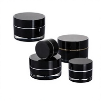 Pot cylindrique vide pour crème visage, cosmétique, 50 ml, acrylique, emballage pour soins de la peau, conteneur personnalisé pour crème contour des yeux, fabricant OEM, usine