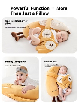 Acheter Oreiller d'Aide au Sommeil pour Bébé Oreiller d'Échappement Dessin Animé Main Tapotante Automatique Jouet Apaisant pour l'Humeur avec Fonction Chauffante pour Nouveau-nés