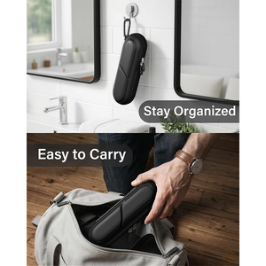 Cepillo de Dientes Recargable Sónico para Control de Placa, Estuche y Bolsa de Uso Especial, Caja de Viaje Rígida de EVA Impermeable y Resistente a Golpes - Product Image 5