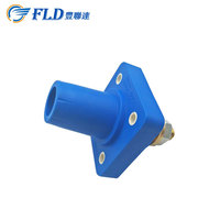 200A série 16 Cam-Lok mâle femelle connecteur de châssis CamLock bleu