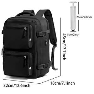 Sac <span class=keywords><strong>de</strong></span> voyage <span class=keywords><strong>de</strong></span> grande capacité approuvé pour les vols pour hommes et femmes Sac à dos d'affaires pour ordinateur portable Sac à dos <span class=keywords><strong>de</strong></span> voyage avec sac <span class=keywords><strong>de</strong></span> compression sous vide - Product Image 4