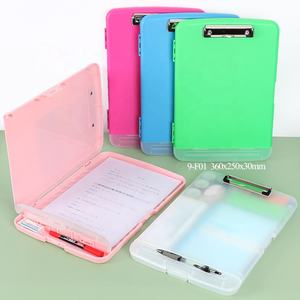 SUNSHING折りたたみ式A4A5カスタムファイリング製品ドキュメントハンギングケース昇華クリップボードプラスチック収納ライティングクリップボード - Product Image 1