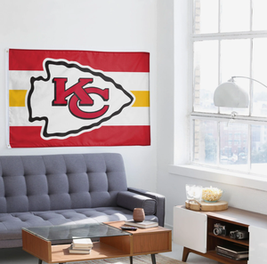 Custom <strong>Kansas</strong> City Chiefs Flag with British Flag Design Suitable for <strong>Kansas</strong> City Basketball and Football Team Flags - Product Image 5