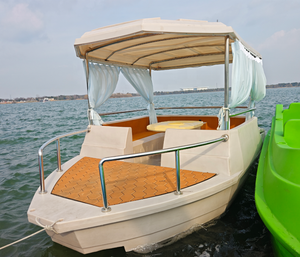 Bateau électrique de luxe pour fêtes nautiques avec une navigation silencieuse et confortable pour les croisières sur le lac et les équipements de divertissement aquatique - Product Image 1