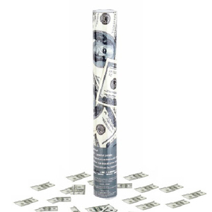 Venta caliente dólar <span class=keywords><strong>dinero</strong></span> dentro y fuera <span class=keywords><strong>de</strong></span> la fiesta Popper cilindro 30cm pequeña fiesta Popper - Product Image 1
