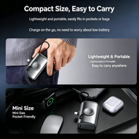 Batterie externe portable 10000mAh 3 en 1 à charge rapide, mini batterie externe pour téléphone, montre