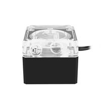 Pompe de refroidissement à eau pour processeur pour systèmes de refroidissement par eau de PC - Prise en charge PWM 4 broches 8,33 L/min, trou fileté G1/4, silencieuse