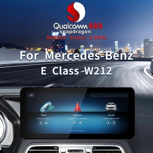 วิทยุติดรถยนต์รุ่น 09-16 E-Class W212 รองรับ MP3 GPS ระบบนำทาง Android Auto CarPlay พร้อมพอร์ต USB สำหรับ E200 E260 E300 S212 ติดตั้งบนคอนโซลหน้ารถ - Product Image 3