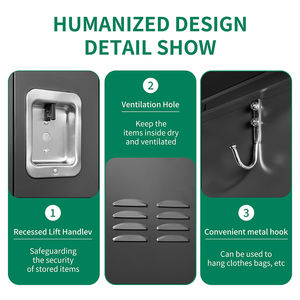 خزانة تخزين حديثة من الفولاذ بـ 6 أبواب قابلة للقفل، قائمة بذاتها ومتينة ومقاومة للرطوبة، مناسبة للاستخدام في الصالات الرياضية والسوبر ماركت - Product Image 2
