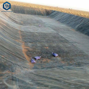 Revestimiento de Cuenca de retención de aguas pluviales de Geomembrana de polietileno de alta densidad de 1mm para proyecto de riego agrícola - Product Image 2