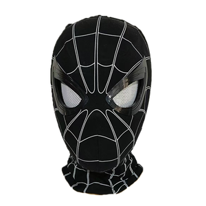 Supereroe Full Face maschera occhi regolabili <span class=keywords><strong>Spiderman</strong></span> Cosplay maschera in lattice di seta plastica per Halloween & feste - Product Image 1