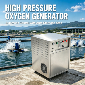 Sistema Generador de Oxígeno PSA de 10L, Máquina de Oxígeno de Alta Presión para Acuicultura, Gestión de la Calidad del Agua en Piscifactorías - Product Image 1