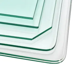 Cualquier forma y tamaño de alta calidad buen precio CE certificado vidrio templado personalizado para muebles