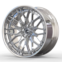Nouveau Design Roue BR Jantes en Alliage Forgé en 2 Pièces pour le Marché Secondaire, Garantie 3 Ans, Largeur 7-12J