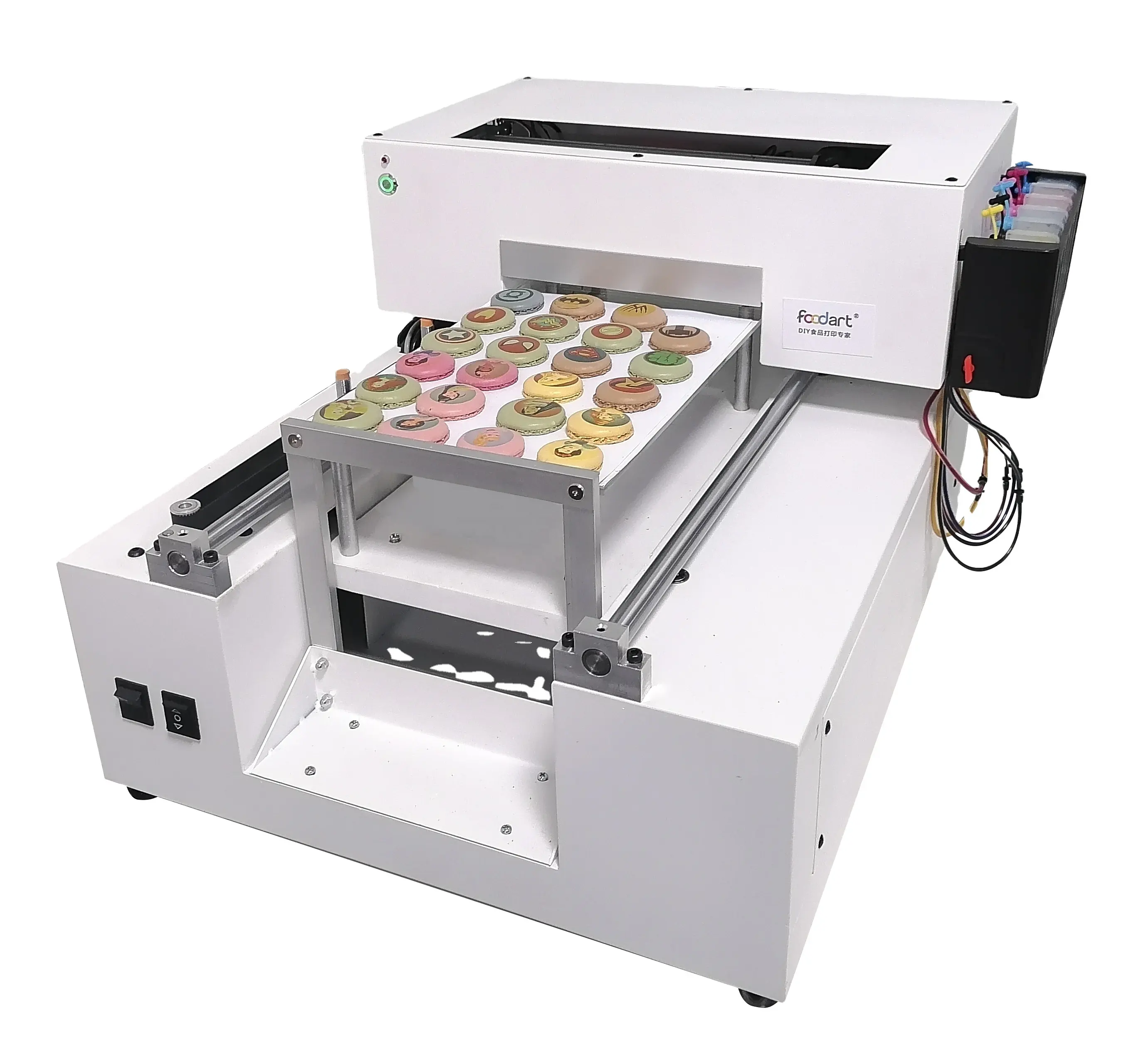 Customized Edible Food Printer Printing Cakes Macarons China Manufacturer A4 Size Desktop Food Decorating Digital Inkjet Printer