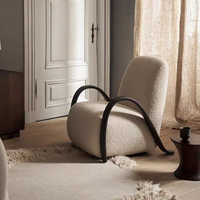 Cadre de fauteuil en bois courbé d'eucalyptus de qualité supérieure - Design moderne, structure robuste, meuble durable pour chambre, maison, cuisine, salle à manger