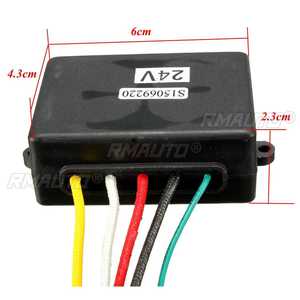 Control Remoto Inalámbrico Doble para Cabrestante, Interruptor de Manillar de 24V, Alcance de 98 Pies para Coche, Jeep, SUV - Product Image 3