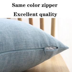 Fodera per cuscino per <span class=keywords><strong>divano</strong></span> con cuscino posteriore colorato in lino quadrato nordico 40cm per soggiorno decorativo - Product Image 2