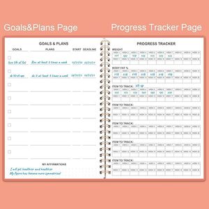 <span class=keywords><strong>Agenda</strong></span> de Fitness Myway 2026 para Mujeres y Hombres, Libro de Registro de Entrenamientos A5, Registro de Ejercicios, Registro de Progreso en un Libro Espiral - Product Image 3