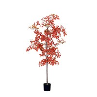 Plante artificielle en pot en plastique Polyscias, ornement de jardin pour la décoration de bureau, de jardin et de maison, plantes artificielles