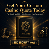 Jeu de cartes personnalisé avec logo d'entreprise, cadeau promotionnel, jeu de poker avec dorure à chaud, emballage personnalisé, fabricant OEM, vente en gros