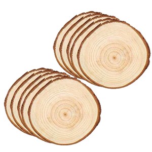 Wooden Slice <b>Decorative</b> Crafts Circular Pine <b>Rustic</b> <b>Home</b> <b>Decoration</b> Multi Piece Package Christmas DIY - Product Image 2