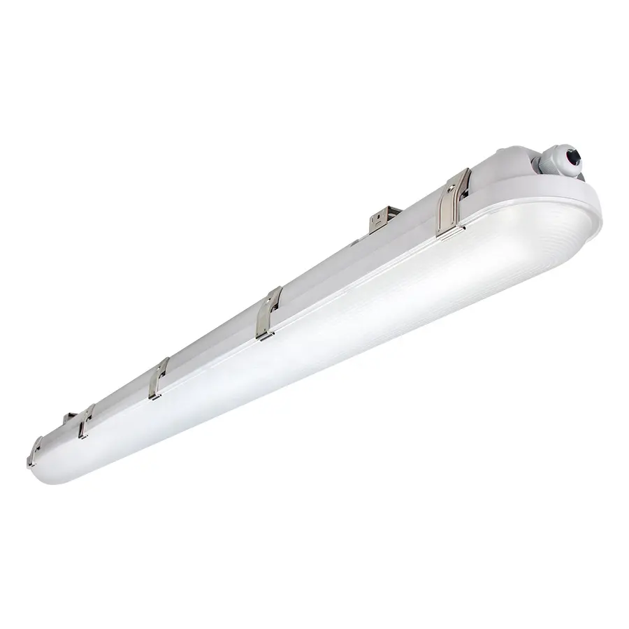 CGT IP65 Waterproof Diffuse Integrated Linkable Design Power CCT Adjustable LED Tri Proof Light Vapor Tight