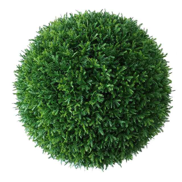 OEM  Customized Artificial Boxwood Topiary Sphere Cedar Sphere for Garden Decoration 005