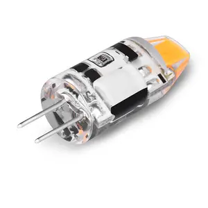 หลอดไฟ LED G4 220V 12V 24V 110V 220V ซิลิโคนขนาดเล็ก COB SMD G9 G4 LED 1W 1.5W 2W 3W