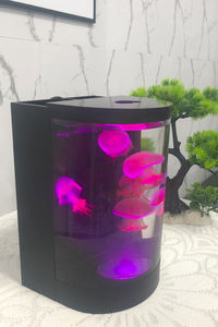 2.8L Desktop Small Style Acrylic Mini <strong>Jellyfish</strong> Aquarium <strong>Jellyfish</strong> <strong>tank</strong> Fish <strong>tank</strong> - Product Image 4