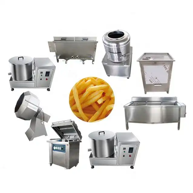 Prezzo all'ingrosso produzione anelli di cipolla patatine fritte friggitrice friggitrice snack linea di produzione macchina