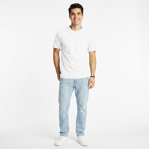 T-shirt d'été pour homme de haute qualité, luxe, personnalisé, 100% coton, manches courtes, coupe classique, respirant, col rond, pour l'extérieur - Product Image 1