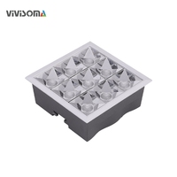 RL034650 Luminaire linéaire encastré moderne de précision à LED, luminaire architectural à CRI élevé, système d'éclairage commercial intérieur