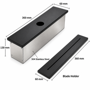 MICHSO IGT table 0.5 unit storage box 0.25 knife stand <span class=keywords><strong>set</strong></span> équipement de <span class=keywords><strong>camping</strong></span> essentiel - Product Image 3