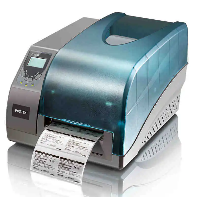 Postek mini impressora térmica rfid, impressora de pano postek g3000e 300dbi, etiqueta elétrica rfid