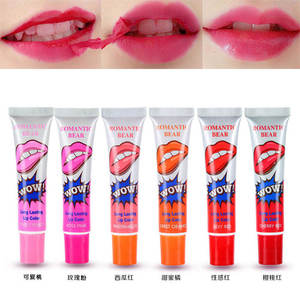 Lápiz Labial Romántico Bear de 6 Colores, Desprendible, de Larga Duración, Impermeable, Mate, Tatuaje Mágico, Color Líquido, Brillo Labial - Product Image 3