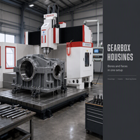 Machine CNC à double colonne robuste pour le fraisage de grands cadres en acier, atelier GMC6020