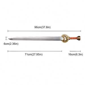 Popular 96cm 1.9kg <strong>Lord</strong> <strong>of</strong> <strong>the</strong> <strong>Rings</strong> Theoden King Heruglin Sword Collects <strong>Toy</strong> Swords for Cosplay - Product Image 6