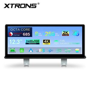 Sistema de Infoentretenimiento para Automóvil XTRONS con Pantalla 2K de 12.3 Pulgadas, Qualcomm 685, 8+256 GB, Android, Actualización para BMW Serie 5 G30/G31 (2018-), Sistema EVO - Product Image 6